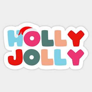 HOLLY JOLLY CHRISTMAS Sticker